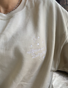 Unisex Embroidery Logo Sweatshirt